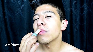 All the lipstick