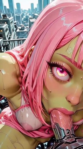 Alyxa Blows My Mind so I Better Get Behind - Ai Generated