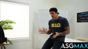 NEXT DOOR STUDIOS - Quiet Asian Tutor Ricky Lee Gets Fratboy Jayden's Massive Cock After Class