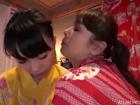 Horny Kai Miharu Dreams About Lesbian Pussy Licking Pleasure On Bed