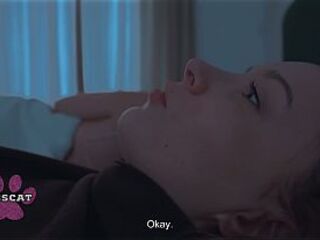 Oops... Step son inadvertently cum in step mommy after screwed step sister Polly Yangs in shared daybed at night in hotel room