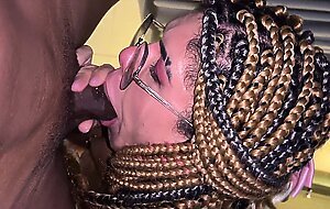 Gifted black guy cums in sofie lollipop's ass