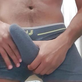 Brand new jerking off - nice and hot jerking off and cumming