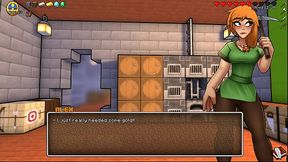 HornyCraft [ Parody Hentai game PornPlay ] Ep.17 Steve fucks Alex in a nether world gangbang