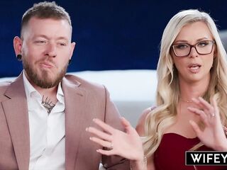 WIFEY BBC Loving Golden-haired Hotwife Ashley Gets Drilled Hard During the time that Hubby Films