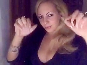 Russian girl's long claws