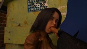 Office Colleague Girl Sucking Viktor Big Cock Almost Caught