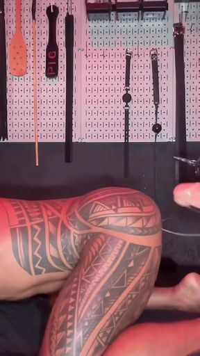 First Time Fisting Video with Cagedjock Part 2 Interview and Fisting, Nipple Play Butt Plug, Massage Machine and Pegging