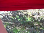 Foot fetish and pissing outdoors  Feet in Calvin Klein slippers POV