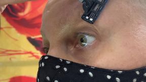 complete head and eyebrow shaving