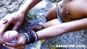 Feral femme fatale ravishes Terry's tender flesh in forbidden anal&#x1F44C; play in secluded coves