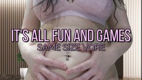 It's All Fun And Games: Same Size Vore