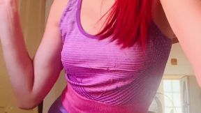 I'll seduce you by smoking in my sportswear