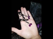 Sessione di Schiaffi e Frustate sul culo - Padrona Darkshine - Foto e Video