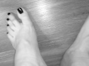Foot Worship Long Slender Arched Feet, FTM