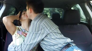 Fucked the girl in the car from Tinder in the mouth on the first date