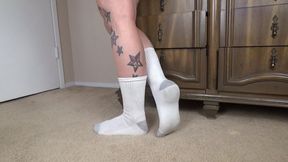 White Athletic Socks