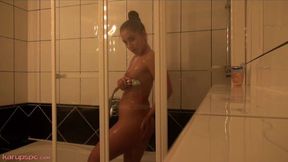 Mystery Jenny Glam's big tits video