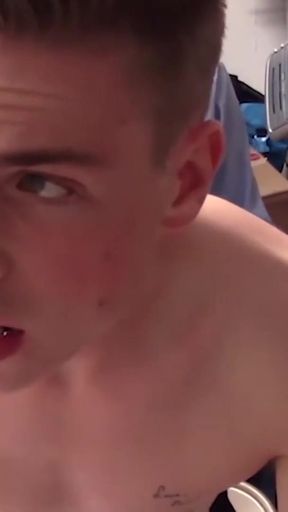 Must-see moment from "Twinky perpetrator cums while barebacked by BBC security"