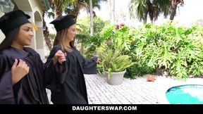 Graduation day stepdaughter swap