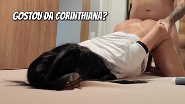 Gozou na boca e gozou nos peitos da casada