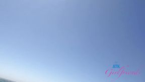 Beach escape and hidden moments with Lily Winters, boob action and car sex POV