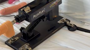 Two needy girls, one relentless fuck machine…