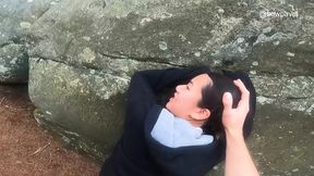 POV: Forbidden Feral Fucking in the Woods: Petite Asian Cutie Craves Carnal Carnage!