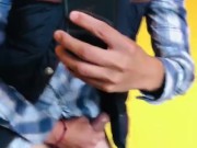 Papi vaquero solo mostrando verga dura