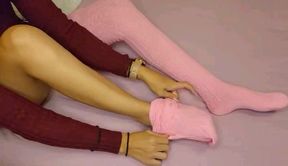 Thigh high socks