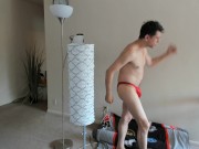 Maolo the Bodybuilder takes a Buddy to His XXX Dressing Room!