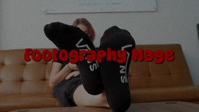 Kody Evans Ignores You in her Vans Socks