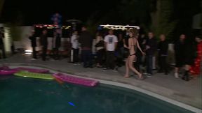 Huge Gang Bang And Interracial Fuck