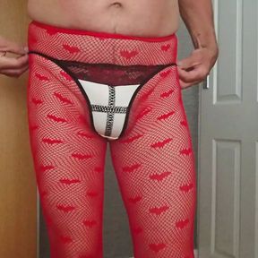 sexy red stockings