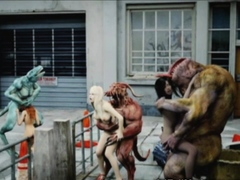 3D Teens vs Monsters with Giant Dicks!