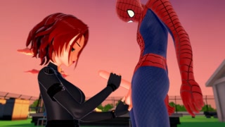 (3D Hentai) Spiderman x Black Widow