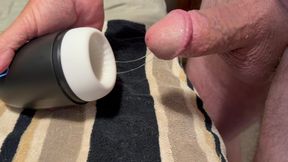 Cum as lube blowjob mount eat cum