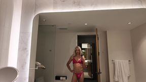 Mistress left me alone but all locked up. I just had to cum so I used some of my toys to get the job done.