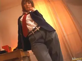 Kanon Ozora Japanese doll hard fucked in costume