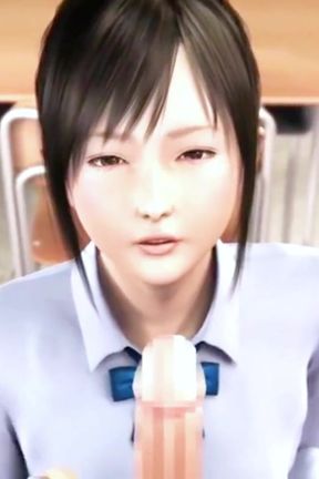 3D 57 Beauty Student and Her Classmate