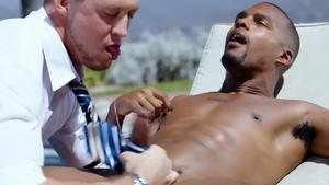 NoirMale - Reality nailing among athletic american Pierce Paris