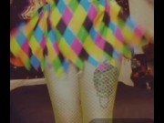 Sexy slut clown tease