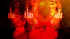 If you can't afford to talk to me - then fuck off moron !!! (Demonic version)