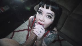 angel summer thick tatted goth slut gets fucked - flightlifexxx