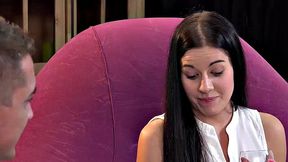 Peeonher - First time drinking for Italian hottie