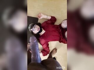 ebony humiliating tgirl