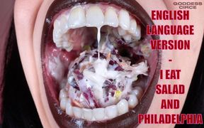 English Language Version - I Eat Salad and Philadelphia