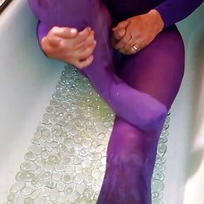 Pee, slime, syrup in nylon pantyhose, Tights and leotard.  Such erotica fun.