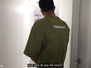 I find a biggest jock inside my stepson's panties and I feel like giving him a soaked fellatio!