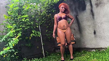 4 g-string try on haul nilmini sheron sri lankan big booty queen full video